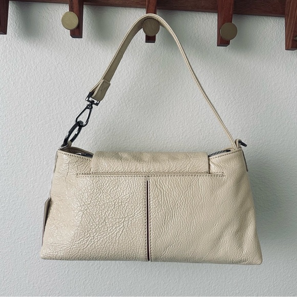 🆕✨ HAMMITT VIP Baguette Alabaster Glaze Patent Leather Shoulder Crossbody Bag - Picture 5 of 11